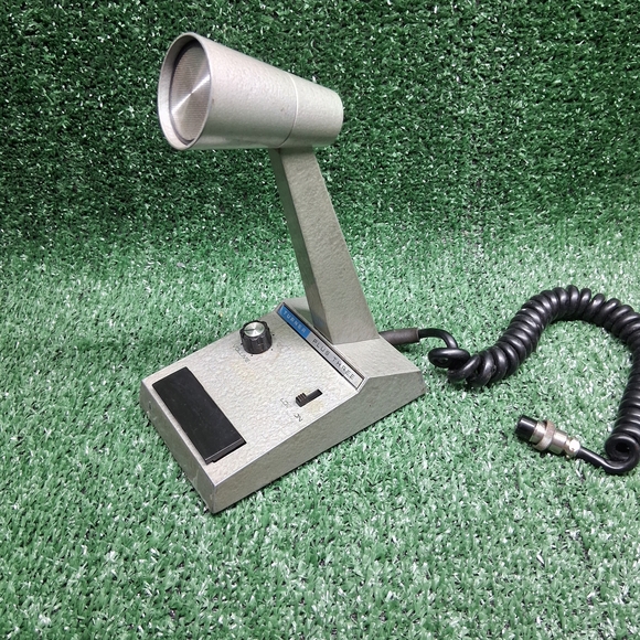 Turner Other - Vintage Turner Plus Three +3 Amplified Ceramic CB Desk Microphone Tested